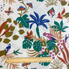 Printed Cotton PAREO Light Greige / Tawny Multicolored